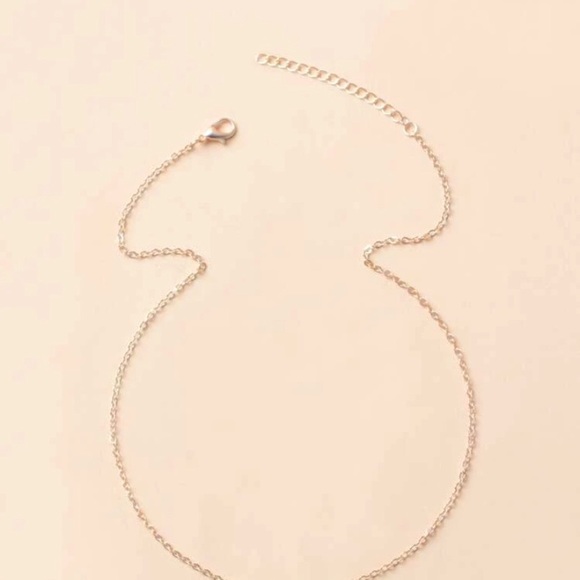 Last! Gold cz minimalist Snake necklace choker - Picture 5 of 5